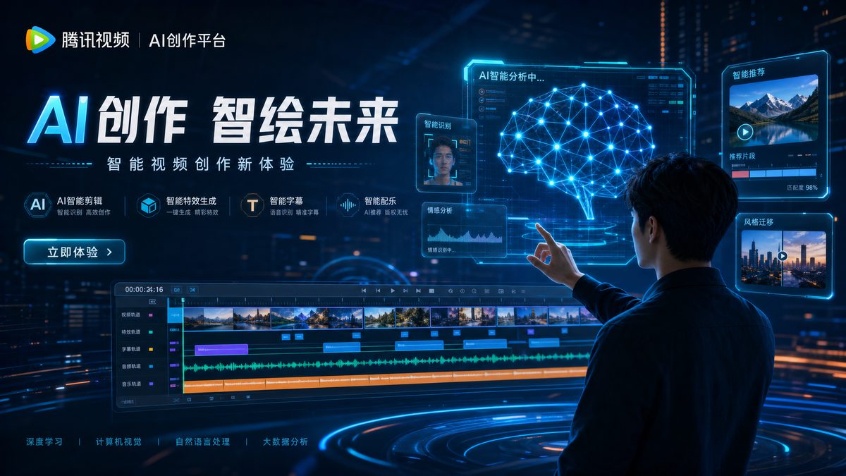 母狗官网 AI视频剪辑与智能创作界面展示